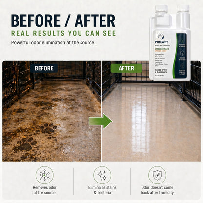 PurSwift™ Kennel Odor Eliminator – Apricot Freshness for Tough Pet Odors