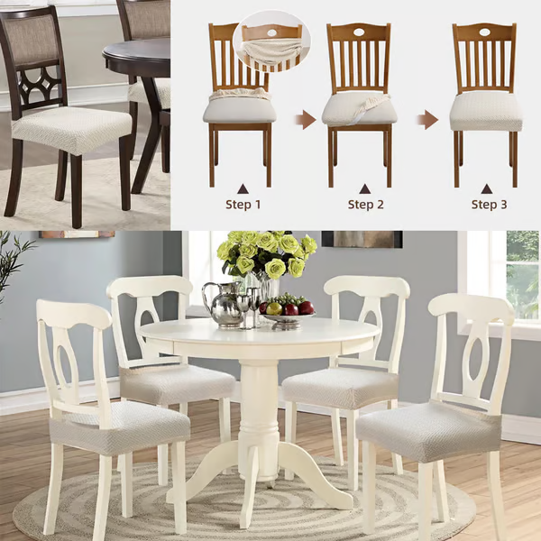 🔥Buy 1 Get 1 Free(2pcs Per Pack)✨Waterproof Jacquard Chair Covers –  Durable, Stylish & Easy-Clean