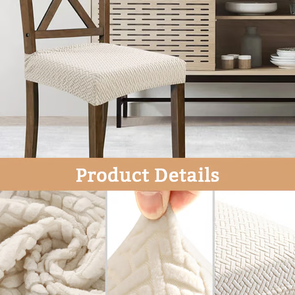 🔥Buy 1 Get 1 Free(2pcs Per Pack)✨Waterproof Jacquard Chair Covers –  Durable, Stylish & Easy-Clean
