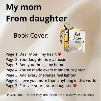 Final 3 Hours: 70%OFF🔥Book Necklace for Granddaughter