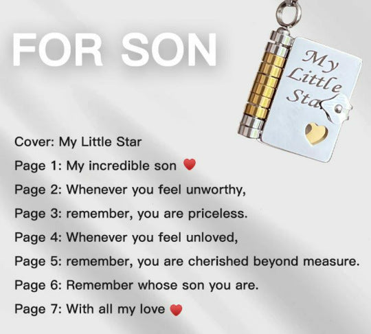 Final 3 Hours: 70%OFF🔥Book Necklace for Granddaughter