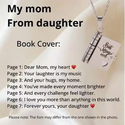 Final 3 Hours: 70%OFF🔥Book Necklace for Granddaughter