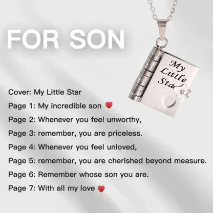 Final 3 Hours: 70%OFF🔥Book Necklace for Granddaughter