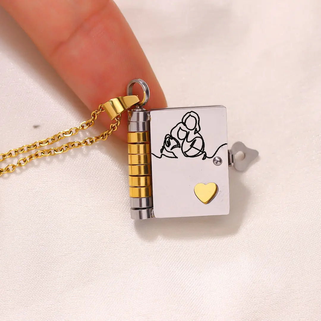 Final 3 Hours: 70%OFF🔥Book Necklace for Granddaughter