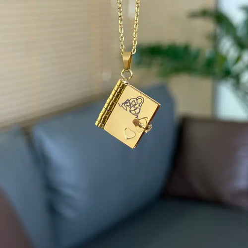 Final 3 Hours: 70%OFF🔥Book Necklace for Granddaughter