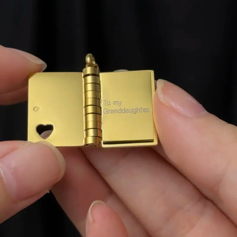 Final 3 Hours: 70%OFF🔥Book Necklace for Granddaughter