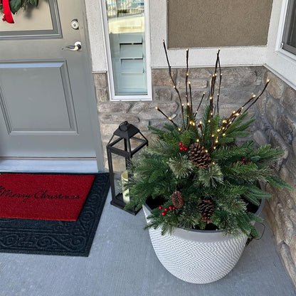 Final Hours 🎄 60% Off Pre-lit Christmas Tree Urn Filler ✨