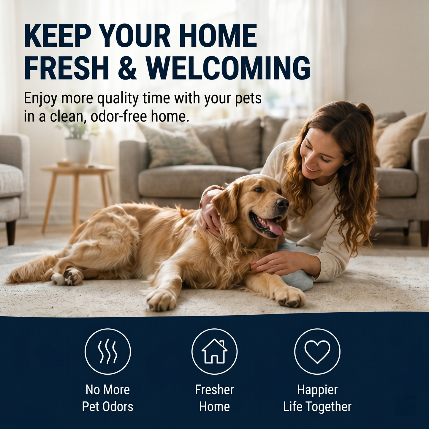 PurSwift™ Kennel Odor Eliminator – Apricot Freshness for Tough Pet Odors