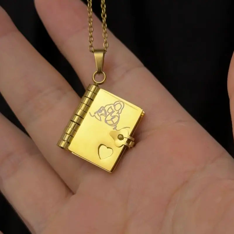 Final 3 Hours: 70%OFF🔥Book Necklace for Granddaughter